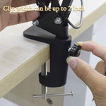 Load image into Gallery viewer, Corded-Electric Powered, Black Color, Desktop LED Light Lamp and 5X Magnifier