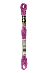 Six Strand Floss, DMC  (Dark Pink Colors) 100% Cotton