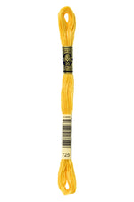 Load image into Gallery viewer, Six Strand Floss, DMC (Yellow Colors) 100% Cotton