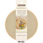 Load image into Gallery viewer, Embroidery Hoop with Natural Fabric, 6" by Dimensions