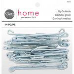 Load image into Gallery viewer, Slip-On Drapery Hooks, 3" (14/Pkg), Dritz