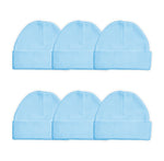 Load image into Gallery viewer, Embroidery Baby Beanie Cap, 100% Cotton, Blue
