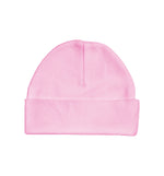 Load image into Gallery viewer, Embroidery Baby Beanie Cap, 100% Cotton, Pink