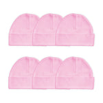Load image into Gallery viewer, Embroidery Baby Beanie Cap, 100% Cotton, Pink