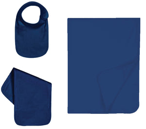 Baby Embroidery Blank Set, Navy Color