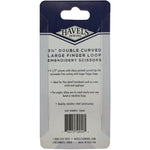Load image into Gallery viewer, Embroidery Scissors (Double Curved Large Finger Loop), 3.5" by Havel's