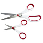 Load image into Gallery viewer, Fabric &amp; Craft Scissors Set (with Comfort Grip) 2/Pkg by Singer
