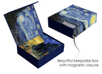 Load image into Gallery viewer, Fine Art Note Cards Gift Box Set, "Starry Night" by Vincent Van Gogh