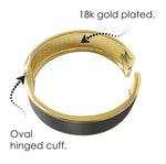 Load image into Gallery viewer, Fine Art Cuff Bracelet, "Starry Night" by Vincent Van Gogh