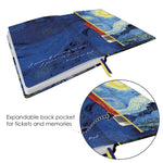 Load image into Gallery viewer, Fine Art Dot Grid Journal, "Starry Night" by Vincent Van Gogh