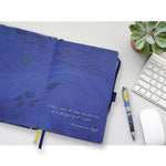 Load image into Gallery viewer, Fine Art Dot Grid Journal, "Starry Night" by Vincent Van Gogh
