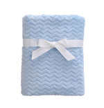 Load image into Gallery viewer, Fleece Infant Blanket, 30 x 40 in, Blue Color