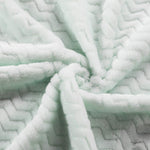 Load image into Gallery viewer, Fleece Infant Blanket, 30 x 40 in, Light Mint Color