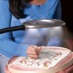 Load image into Gallery viewer, Floor LED Light Lamp and 2X Magnifier