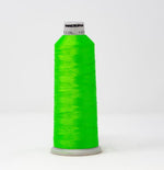 Load image into Gallery viewer, Fluorescent Medium Green Color -- Ref. # 1850 -- Polyneon Machine Embroidery Thread -- (#40 Weight) -- Various Sizes by MADEIRA®