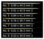 Load image into Gallery viewer, Gold Eye Embroidery Needles, (Sizes: 3-9), Ref. 235 by DMC®