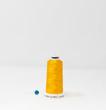 Load image into Gallery viewer, Gold Rush Yellow Color, Classic Rayon Machine Embroidery Thread, (#40 / #60 Weights, Ref. 1024), Various Sizes by MADEIRA
