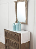 Load image into Gallery viewer, White Hemstitch Table Linen Collection, 100% Linen