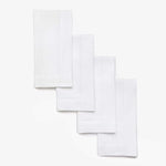 Load image into Gallery viewer, White Hemstitch Table Linen Collection, 100% Linen