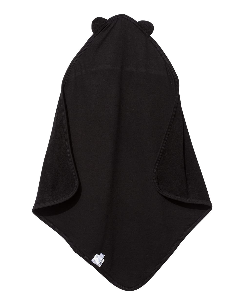 Baby / Toddler --- Hooded Towel with Ears, Black