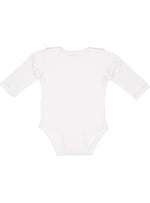Load image into Gallery viewer, Baby Long Sleeve Bodysuit, 100% Cotton, White