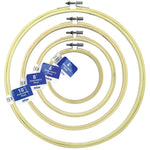 Load image into Gallery viewer, Round Wooden Embroidery Hoops (Various Sizez) by Janlynn