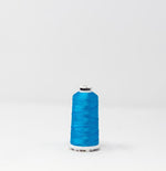 Load image into Gallery viewer, Larimar Blue Color, Classic Rayon Machine Embroidery Thread, (#40 / #60 Weights, Ref. 1095), Various Sizes by MADEIRA
