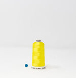 Load image into Gallery viewer, Lemon Yellow Color, Classic Rayon Machine Embroidery Thread, (#40 / #60 Weights, Ref. 1023), Various Sizes by MADEIRA