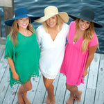 Load image into Gallery viewer, Woman Floppy Hat (Navy)