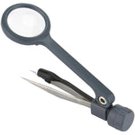Load image into Gallery viewer, MagniGrip LED Lighted Magnifier with Tweezers, Ref. MG-88 by Carson
