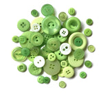 Load image into Gallery viewer, Buttons Mason Jars, Greenery