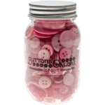 Load image into Gallery viewer, Buttons Mason Jars, Pink Grapefruit