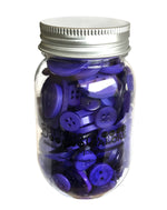 Load image into Gallery viewer, Buttons Mason Jars, Ultra Violet