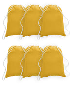 Load image into Gallery viewer, Sport Drawstring Bag, 100% Cotton, Gold Color