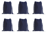 Load image into Gallery viewer, Sport Drawstring Bag, 100% Cotton, Navy Color