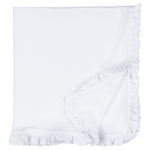 Load image into Gallery viewer, Embroidery Blank Set with Ruffle Trim, White Color