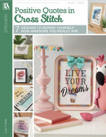 Load image into Gallery viewer, Positive Quotes In Cross-Stitch Book by Lee Fisher - Leisure Arts
