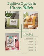 Load image into Gallery viewer, Positive Quotes In Cross-Stitch Book by Lee Fisher - Leisure Arts