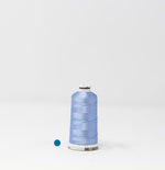 Load image into Gallery viewer, Powder Blue Color, Classic Rayon Machine Embroidery Thread, (#40 / #60 Weights, Ref. 1074), Various Sizes by MADEIRA