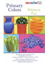 Load image into Gallery viewer, Basic Primary Colors: 1,100-yards Mini Snap Cones, Polyneon #40, Machine Embroidery Thread Collection, 12 units/pack by MADEIRA