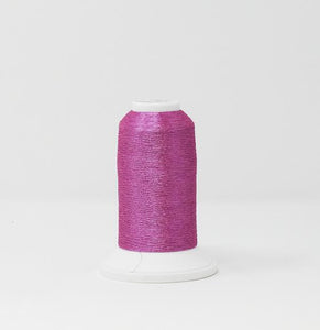 Rose Quartz Color, CR Metallic Soft Touch Polyester, Machine Embroidery Thread, (#40 Weight, Ref. 4219), 2700 yd Cone by MADEIRA