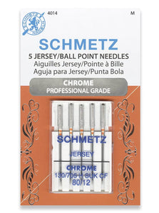 Home Sewing Machine (Jersey Ball Point Chrome Professional Grade) Needles (130/705 H SUK CF.),  Various by SCHMETZ