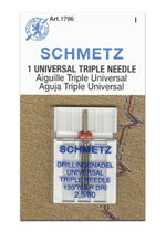 Load image into Gallery viewer, Home Sewing Machine Universal Triple Needles, Various by SCHMETZ