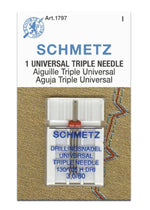 Load image into Gallery viewer, Home Sewing Machine Universal Triple Needles, Various by SCHMETZ
