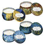 Load image into Gallery viewer, Scented Candle Collection (Set of 4), "Starry Night" by Vincent Van Gogh