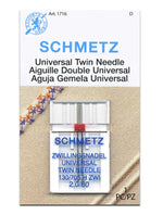 Load image into Gallery viewer, Home Sewing Machine Universal Twin Needles (130/705 H ZWI), Various by SCHMETZ