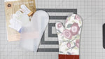 Load image into Gallery viewer, Hot Stuff Oven Mitt Printed Pattern by Around The Bobbin