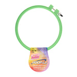 Load image into Gallery viewer, Round Plastic Deluxe HOOP-LA Embroidery Hoops (Various Sizes) by Susan Bates