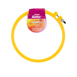Load image into Gallery viewer, Round Plastic Deluxe HOOP-LA Embroidery Hoops (Various Sizes) by Susan Bates