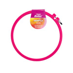 Load image into Gallery viewer, Round Plastic Deluxe HOOP-LA Embroidery Hoops (Various Sizes) by Susan Bates